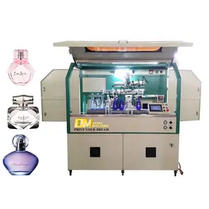 DM flaschen-siebdruckmaschine becher druckermaschine aluminiumflasche automatische druckmaschine für kosmetikflaschen