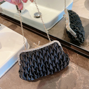 Nouvelle Pochette de Soirée Tendance pour Femme, Sac en Forme de Ravioli, en Tissu Polyester Multicolore, Sac de Mariée - Product Image 2