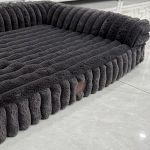 Canapé-lit pour chien luxueux, sur mesure, moelleux, extra large, orthopédique, pour chien de grande taille - Product Image 6