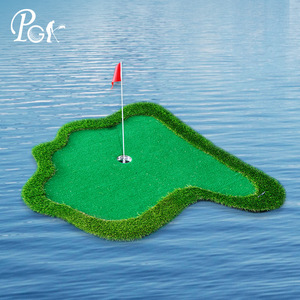 Tapis de putting de <span class=keywords><strong>golf</strong></span> pour entraînement, flottant, pliable, <span class=keywords><strong>mini</strong></span>, pour l'entraînement au putting sur surface verte, avec logo personnalisé, pour l'extérieur et l'entraînement au swing - Product Image 1