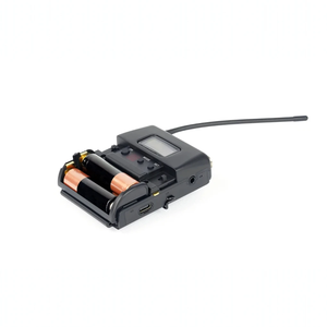 MIPRO Compact 5 Stage Gain Bodypack Transmitter With Backlit LCD Wireless <b>For</b> Headworn And Instrument System Use - Product Image 2