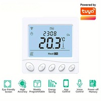 Thermostat numérique intelligent programmable pour chauffe-eau électrique Linux avec écran tactile et contrôleur de température pour chauffe-eau et geyser