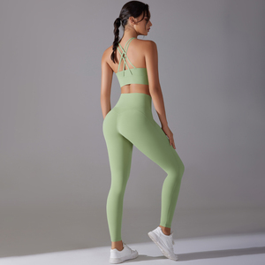 <span class=keywords><strong>Ensemble</strong></span> de yoga sans couture pour femmes Fitness Sports Gym Vêtements Femmes Gym Yoga Set Workout Sets Yoga Top and Sportswear Suit - Product Image 5