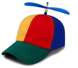 Topi Baling-Baling Colorful 6 Panel Kapas Lucu Topi Bisbol