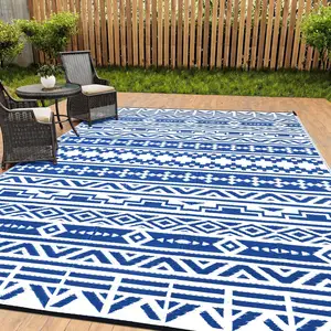 HUAYANG Großer wasserdichter reversibler Kunststoff-Stroh teppich für Patios Camping Picknick Verwendung Ausverkauf für Teppich