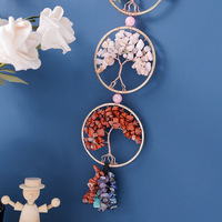Lianyungang Best-Selling Tree of Life Artificial Crystal Handmade Craft Ornament Crystal Pendant Individually Packaged Wholesale