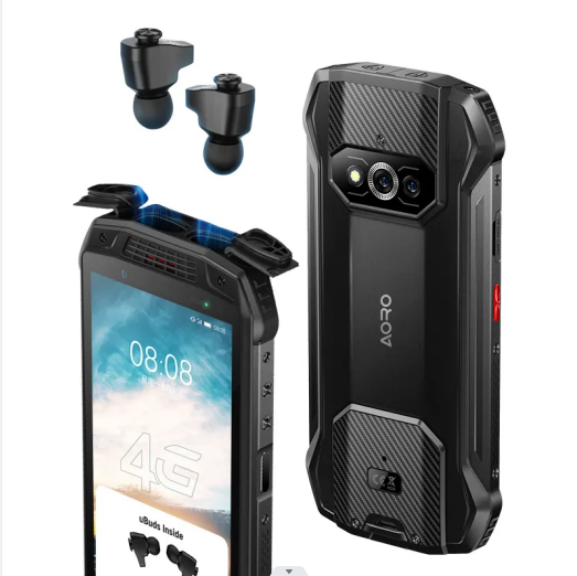 Aoro A20 TWS Flash Light Phones Telephone Portable Techno Intrinsically Safe Atex Explosion Proof Rugged Phone Ip68 Smartphone