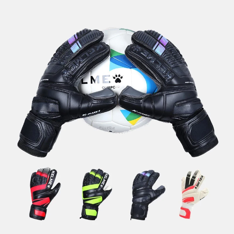 KELME Custom Goalkeeper Gloves Foam Soccer Football Gloves Sports Latex Training Match Goalkeeper Other Sport Gloves