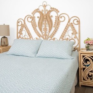 Style moderne en <span class=keywords><strong>rotin</strong></span> naturel en bois tête <span class=keywords><strong>de</strong></span> <span class=keywords><strong>lit</strong></span> - Product Image 4