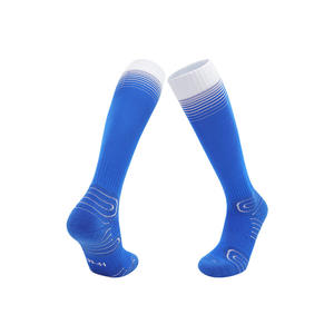 Chaussettes d'équipe sportive de logo de conception personnalisée unisexe en polyester personnalisé de couleur différente Chaussettes de football - Product Image 5