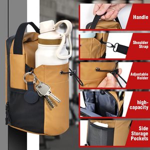 Sac de sport magnétique pour hommes et femmes, organisateur de sac de sport magnétique, porte-bouteille d'eau de 18 à 40 oz avec plusieurs poches, sac de sport de voyage - Product Image 5