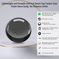 ITAG Rastreador GPS Universal Plano de Repuesto para Mascotas, Dispositivo Antipérdida 4G iOS Bluetooth con Seguimiento en Tiempo Real, Batería de Más de 8 Meses, Plástico