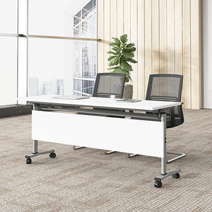 Moderner Flip Top Training <span class=keywords><strong>Desk</strong></span> Falt konferenz Faltbarer Meeting Wheels Tisch - Product Image 6