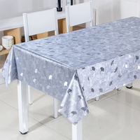 Nappe en PVC RNPT à motif feuille d'or, dos en tissu opaque, facile à nettoyer, pour salle à manger, banquet, restaurant, hôtel