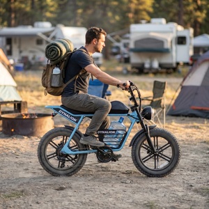 Vélo électrique mini 48V avec phare LED et dérailleur 7 vitesses, vélo électrique tout-terrain pour les escapades de week-end - Product Image 5