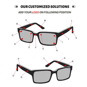 Gafas de Sol de Marca Famosa 2025, Lentes de Sol con Montura Cuadrada Extra Grande de Diseño Moderno, Protección UV400 Personalizada - Product Image 3