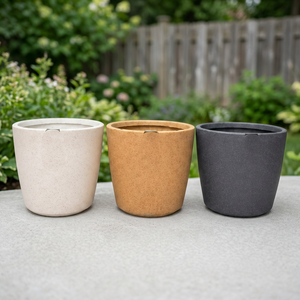 Pot de fleurs décoratif en plastique biodégradable de haute qualité pour l'intérieur, durable - Product Image 1