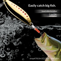 Leurre artificiel spinnerbait pour gros poissons à longue portée, avec hameçon de style militaire, point rouge, sangsue, phosphorescent, yeux lumineux, pour la pêche en rivière