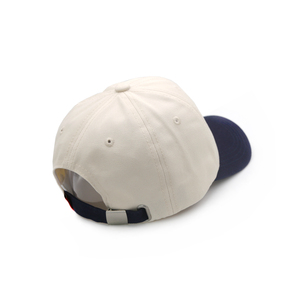 Bán buôn unisex chắp vá cap Casual 6 Bảng điều chỉnh bông bóng chày thư thêu <span class=keywords><strong>hat</strong></span> giá rẻ LCE kem màu chắp vá CHA <span class=keywords><strong>hat</strong></span> - Product Image 2