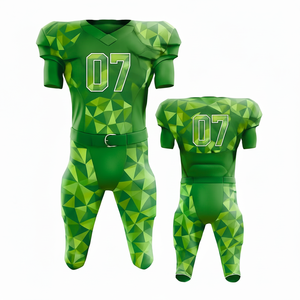 Ensemble d'uniformes de football américain personnalisés pour hommes et jeunes Jeu d'équipe Maillot Pantalon Respirant Tackle Twill Design - Product Image 1