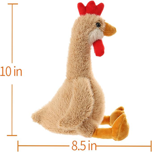Qualité supérieure kaki ferme coq en peluche câlin Animal en peluche pour bébé enfants promotionnel réaliste coq mignon jouets - Product Image 4