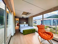 Maison conteneur préfabriquée moderne de 40 pieds avec chambre à coucher, salle de bain, salon et bureau pour hôtels ou usage personnel