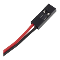Projecteur carré à double LED pour pare-chocs métallique de voiture RC 1/10, lumière rouge compatible Axial SCX10 90046 Wraith RR10 MST