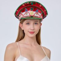 Chapeau de Capitaine Steampunk à Strass à Faible MOQ, Chapeau de Pirate avec Logo Personnalisé, Idéal pour la Nuit de Santo Antônio et la Nuit des Sardines Grillées