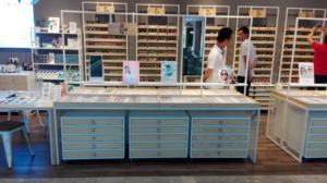 أزياء درج تخزين النظارات الشمسية عرض الحائط متجر النظارات الشمسية الوقوف عرض النظارات الشمسية جدار - Product Image 4