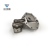 Pièces de machines de construction : Tête de filtre à huile S6K, pièces intermédiaires pour moteur, filtre à huile de rechange pour excavatrice CATE