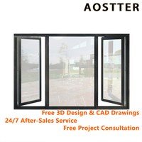 Bisagras de Aluminio para Ventanas con Aislamiento Térmico AS2047, Puertas y Ventanas, Ventana Abatible de Aluminio