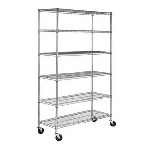 מחסן קיבולת גבוהה מדף חוט כבד מדפים נירוסטה 4 מתלים שכבה - Product Image 1