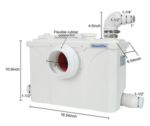 Haute Qualité Flo400 220v-240v 50hz <span class=keywords><strong>Luxe</strong></span> Western Macerator Pompe Toilette Wc Pompe - Product Image 1