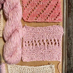 Fil <span class=keywords><strong>à</strong></span> <span class=keywords><strong>tricoter</strong></span> artisanal en soie, lin et coton Baroque Lotus Yarns, 150m/50g, mélange <span class=keywords><strong>de</strong></span> fibres naturelles colorées, pour robe d'été - Product Image 4
