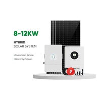 Système solaire hybride complet hors réseau pour la maison 10KW 12KW 8KW – Systèmes de stockage d'énergie solaire hybrides 10KW pour la maison