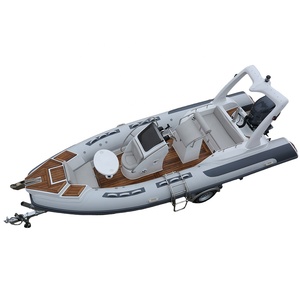 19 Feet 5.8m Rib 580 Inflatable Sport <b>Yacht</b> with Motor Set for Fishing and Outdoor Recreation - Product Image 2