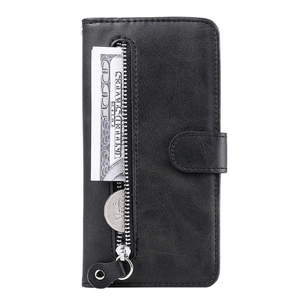 <span class=keywords><strong>Coque</strong></span> de téléphone antichoc Offre Spéciale pour Huawei nova 11i / Maimang <span class=keywords><strong>20</strong></span> 5G / Enjoy 60 Pro Fashion Calf Texture Zipper Leather Phone Case - Product Image 2