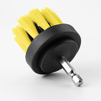 Kit de brosses de nettoyage à connexion rapide à tige hexagonale robuste CY-DB001, 3 brosses en nylon pour l'intérieur/extérieur de la voiture et l'usage domestique