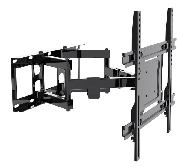 FocusMount Six Arms Heavy Duty Tilt Swivel Full Motion Large Size VESA 600*400 TV Wall Mounting Bracket Fit for for 85 Inch TV