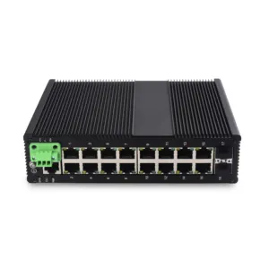 Oem/odm는 1000M 섬유 산업 네트워크 poe 16 항구 이더네트 스위치를 처리했습니다