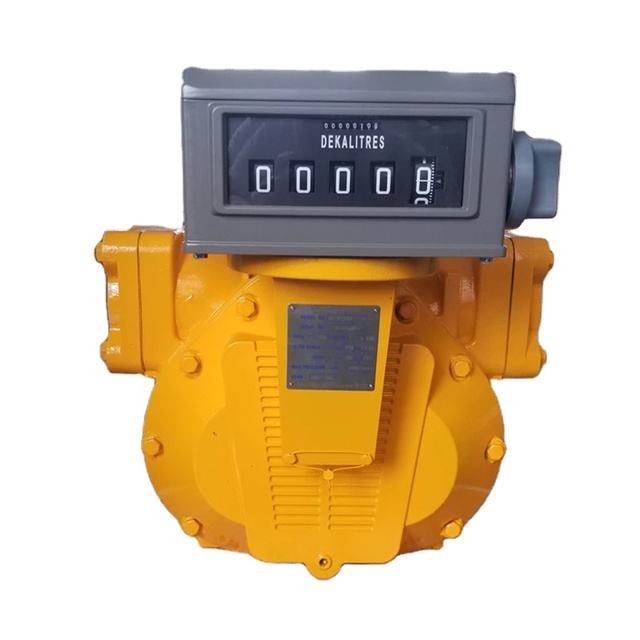 0.2% High Precision Fuel Diesel Mechanical Flow Meter for Diesel Measurement, 4 Inch Flow Meter With Counter