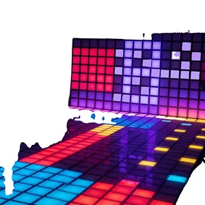 Dalles de sol LED interactives, panneaux sensibles à la pression, Megagrid, jeu d'activation pour jardin, dalles de sol lumineuses pour le plaisir et le jeu - Product Image 1