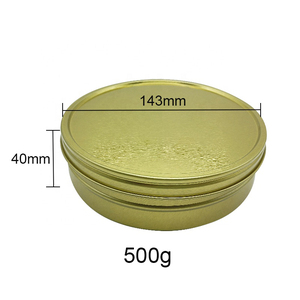 علب كافيار معدنية 5 جرام 10 جرام 20 جرام 30 جرام 50 جرام 100 جرام 250 جرام مع طباعة مخصصة، علب ذهبية من الصفيح للتعبئة المفرغة من الهواء للحليب - Product Image 3