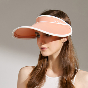 Topi Pantai Musim Panas Tanpa Tutup, Lebar, Dapat Disesuaikan, Pelindung UV, untuk Olahraga Luar Ruangan - Product Image 1