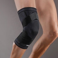 Genouillères de soutien élastiques en nylon VBOSI pour le dropshipping – Genouillère de compression réglable en tricot pour le sport
