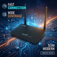 Buka Kunci Router 4G CP103 B20 Band LTE CPE Wireless Gateway dengan Port WAN Penerimaan Sinyal Kuat untuk Daerah Pedesaan dan Kantor Rumah