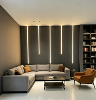 Panneaux muraux LED WPC pour entrepôt, salle de sport, salle de bain et appartement - Design floral moderne avec des caractéristiques imperméables et ignifuges