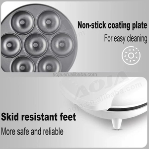 Aoja <span class=keywords><strong>Mini</strong></span> Donut Maker máy 7 lỗ nhỏ Donut xách tay điện Donut Maker Pan Chất lượng cao bánh Máy đa-tấm - Product Image 3