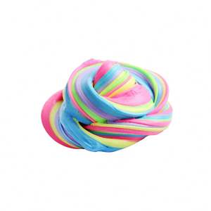 Colorful <b>Magic</b> Fluffy Slime case Soft rainbow Educational DIY Slime Making <b>Kit</b> - Product Image 1