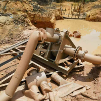 Pompe de Dragage à Sable et Boues d'Or 4 et 10 Pouces, Machine de Lavage de Sable pour Rivière